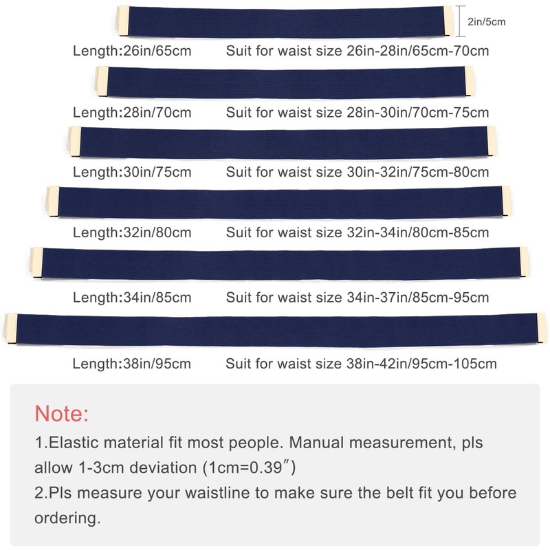 MESU Stretchy Belts for Women Elastic Wide Waist Belt for