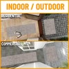 Ottomanson Solid Design Non-Slip Rubberback 3x17 Indoor/Outdoor Runner Rug for
