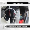Aezic Car Tailgate Vent Lock, Stainless Steel Tailgate Stand Off