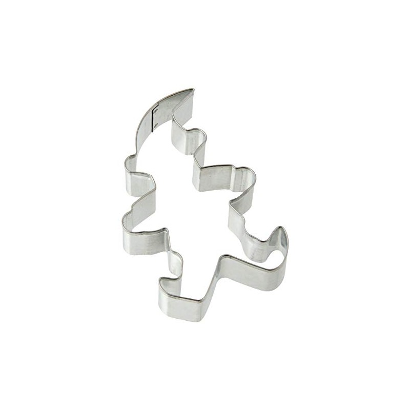 Zenker 7777 Patisserie Tinned White Gnome Cookie Cutter, Silver, 8,5