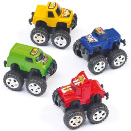 Baker Ross Mini Wind-Up Cars "Monster Trucks" (Pack of 5)