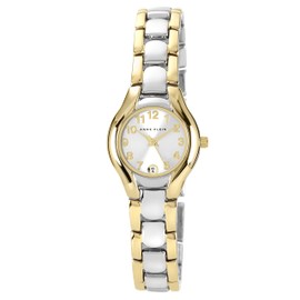 Anne Klein Women's 10-6777SVTT Two-Tone Dress Watch with an Easy to Read Dial