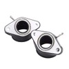 Keenso Motorcycle Carburettor Interface Adapter, 2 Pieces Motorcycle Rubber Carburettor