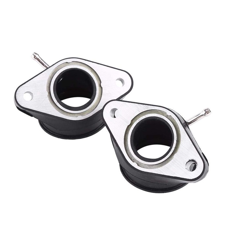 Keenso Motorcycle Carburettor Interface Adapter, 2 Pieces Motorcycle Rubber Carburettor