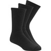 Wigwam King Cotton Crew 3 Pack P2801 Sock, Black -