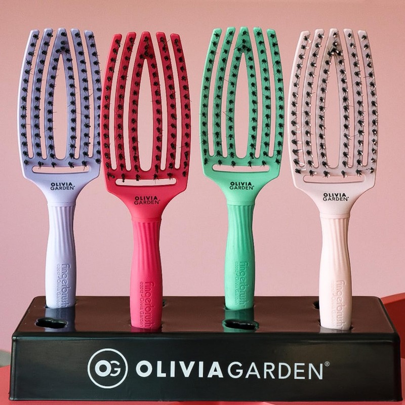 Olivia Garden Fingerbrush Care Iconic - Medium - Mint -