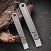 Hamans EDC Pry Bar Titanium Prybar Mini Multi Tool Titanium