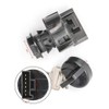 Replace 4012166 YINNCKE Ignition Key Switch 4 Position Off-Run-Light On-Start