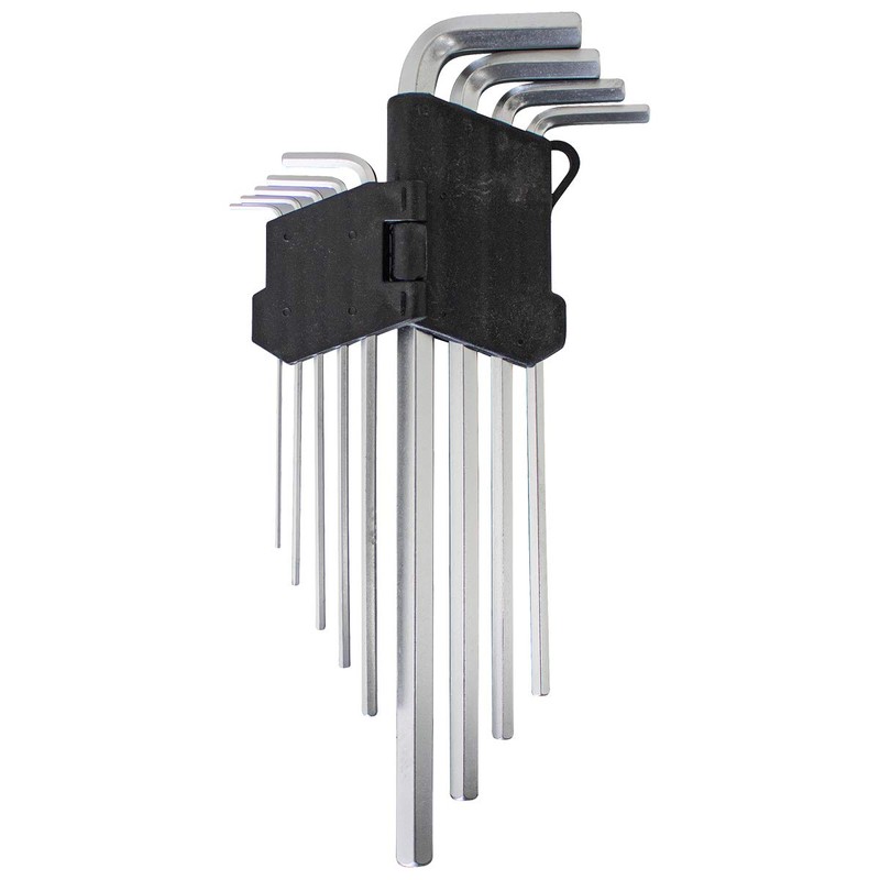 Amtech I8778 9 Piece Extra-Long Metric hex Key Set
