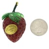 GlassOfVenice Murano Glass Strawberry Figurine