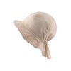 Sterntaler Girls' Children's Reversible Printed Sun Hat with Dots, beige,