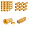 VENTON 20x F-Connectors 7 mm with 10x Gold-Plated F-Connectors: with