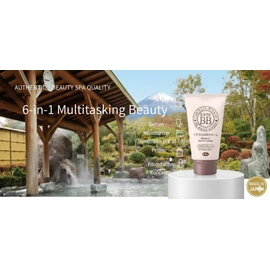 Tabibijin Mineral BB Cream from Azuma Shoji - All-in-One Japanese Beauty Balm: Foundation, Concealer & Sunscreen - J-Beauty Spa Quality, Natural Beige (40g)