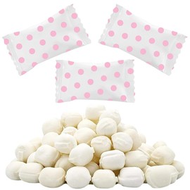 Fruidles Big Dots Buttermints, Mint Candies, After Dinner Mints, Butter Mint Candy, Fat-Free, Kosher, Individually Wrapped (Pastel Pink, 275 Pieces)