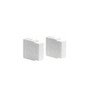 Hager KZN023 End Cap for 3 Phase Rail (Set of