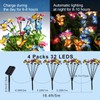 Solar Butterfly Ligths Outdoor 4 Pack 32LED Solar Power Garden