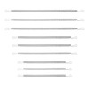 YANYULI 9pcs Car Muffler Earth Flat Braided Ground Strap 200mm