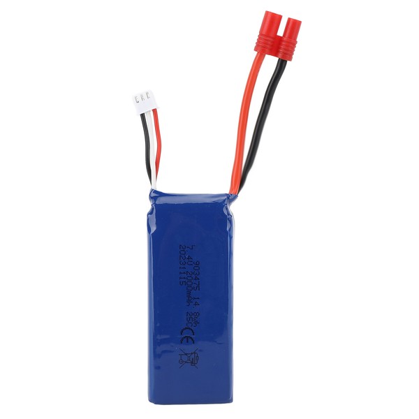 2000mAh 7.4V Drone Lithium Battery Banana Plug 25C Replacement Lithium