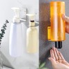 BiJun Wall Mounted Soap Bottle Dispenser Holder, Hand Pump, Bottle