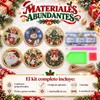 6PCS Kit de Pintura con Diamantes de Perlas para Navidad