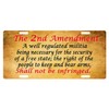 Fast Service Designs 2ND Amendment License Plate USA Patriotic Emblem