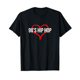 90's Hip Hop Love Heart Graphic Tee