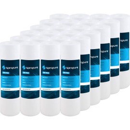 SpiroPure SP-P50 10x2.5 50 Micron Spun Melt-Blown Polypropylene Sediment Water Filter Cartridge SDC-25-1050 (Case of 24)