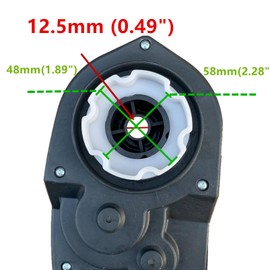 24V High Power Gearbox for Powered Wheel, 24 Volt 30000RPM High Torque Motor Gear Box for Kids Ride On Car Parts,Four-Stage Gear Enhance 0ff-Road Climbing Ability