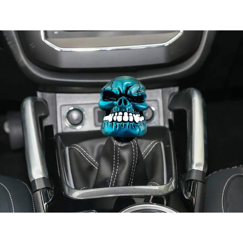 Lunsom Skull Shift Knobs Resin Shifter Head Most Car Transmission