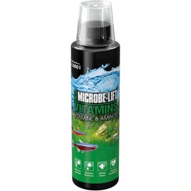 MICROBE-LIFT Vitamins - 236ml - Multivitamin Additive Including Amino Acids for Fish & Coral, Promotes Health and Wellbeing in Freshwater Aquariums