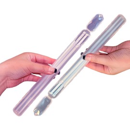 2 Piece Chopsticks Set, Bento Chopsticks, Storage Case Included, Convenient, Portable, Durable, Kids, Adults, Couples, Student Tableware, Bento Box, Camping, Dishwasher Safe (Purple + Blue)