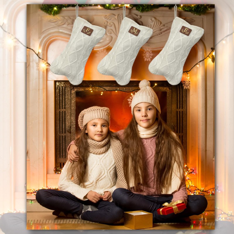 Della Stella Knitted Christmas Stocking for Dogs, Cats & Pets