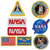 AXEN NASA Patches, Embroidered Iron on/Sew on Patches Space Badge