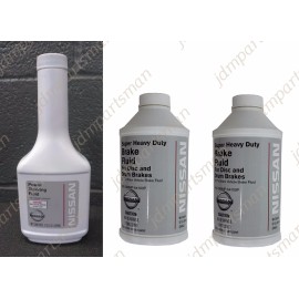 GENUINE Power Steering Fluid 12oz & (2) Brake Fluid 12oz for Infiniti & Nissan