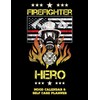 Firefighter Hero: Mood Calendar And Self Care Planner or Tracker