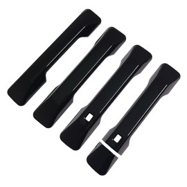 AOKIO Compatible with 2024 2025 Hyundai Santa Fe Accessories Door Handle Cover Trim (Glossy Black)
