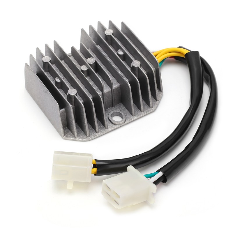 Voltage Regulator Rectifier 7 Wires DualPlug Aluminum Alloy ABS for
