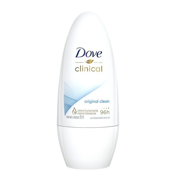 DOVE Desodorante Clinical Antitranspirante para Mujer en Roll On 50 ml