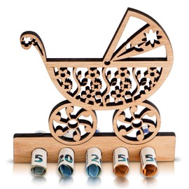 DARO Design - Pram, Birth - Money Gift Wood