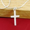 Amazin'ly Gracious Small Basic Cross Pendant in SOLID '925' Sterling