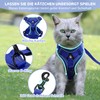 Grantop Adjustable Cat Harness, Escape-Proof Cat Harness with Lead Set,