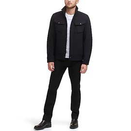 KENNETH COLE Men's Jacket, Trucker Black, X-Large