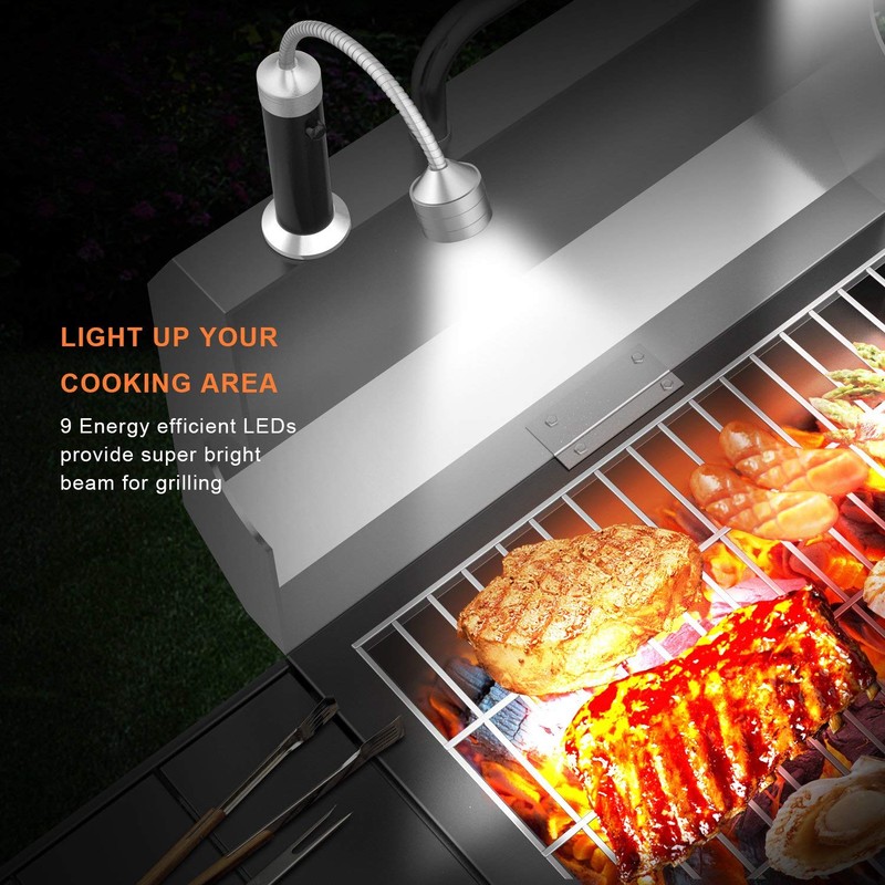 FIREOR Barbecue Grill Light Grilling Accessories for Outdoor, BBQ Magnetic