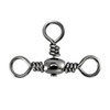 Alwonder 3-Way Fishing Barrel Swivels, Pack of 50, 44Lb