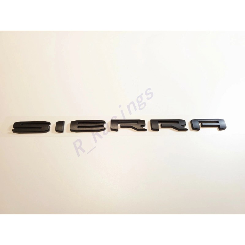 GMC OVERLAY Matte Black DENALI HD DENALI SIERRA Emblem 2020+GMC