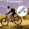 TUCKBOLD Bicycle Spokes Bike Wheel Spokes Silver Tone Nipple 1