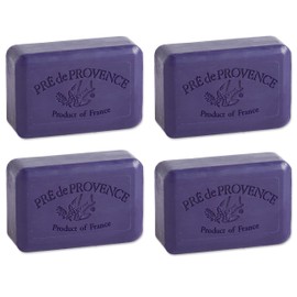 Pre de Provence 250g Soap Bar, Pack of 4 - Black Currant