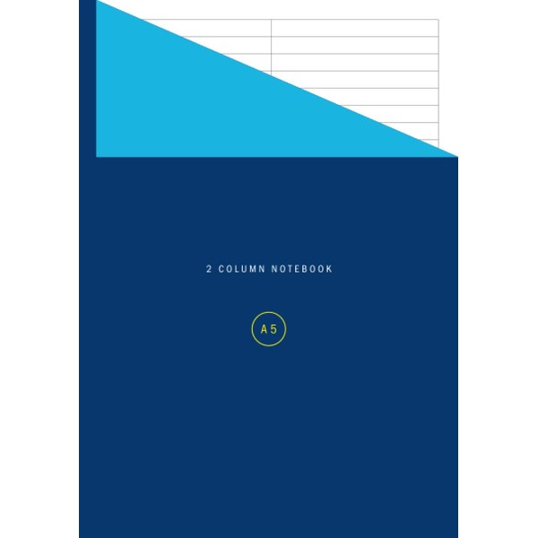 2 Column Notebook A5: Simple Notepad / Journal with Two