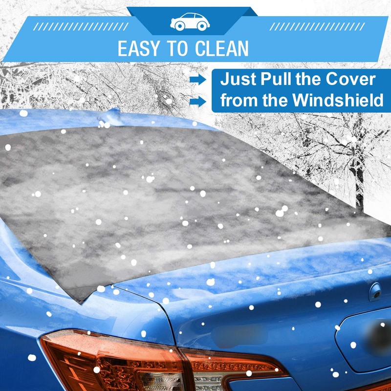 ALTITACO Car Rear Windshield Snow Cover, Rear Windscreen Snow Ice