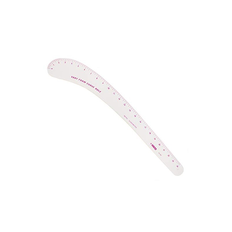 HAND INCHES Vary Form Curve Ruler NO.6224, Flexible - 24"